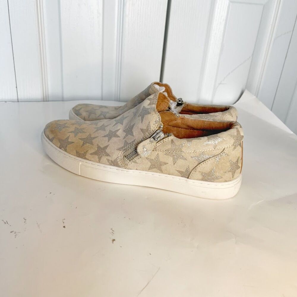 Gentle Souls by Kenneth Cole Lowe Star Low Top Slip On Double Zip Loafer Sneaker - Picture 9 of 10